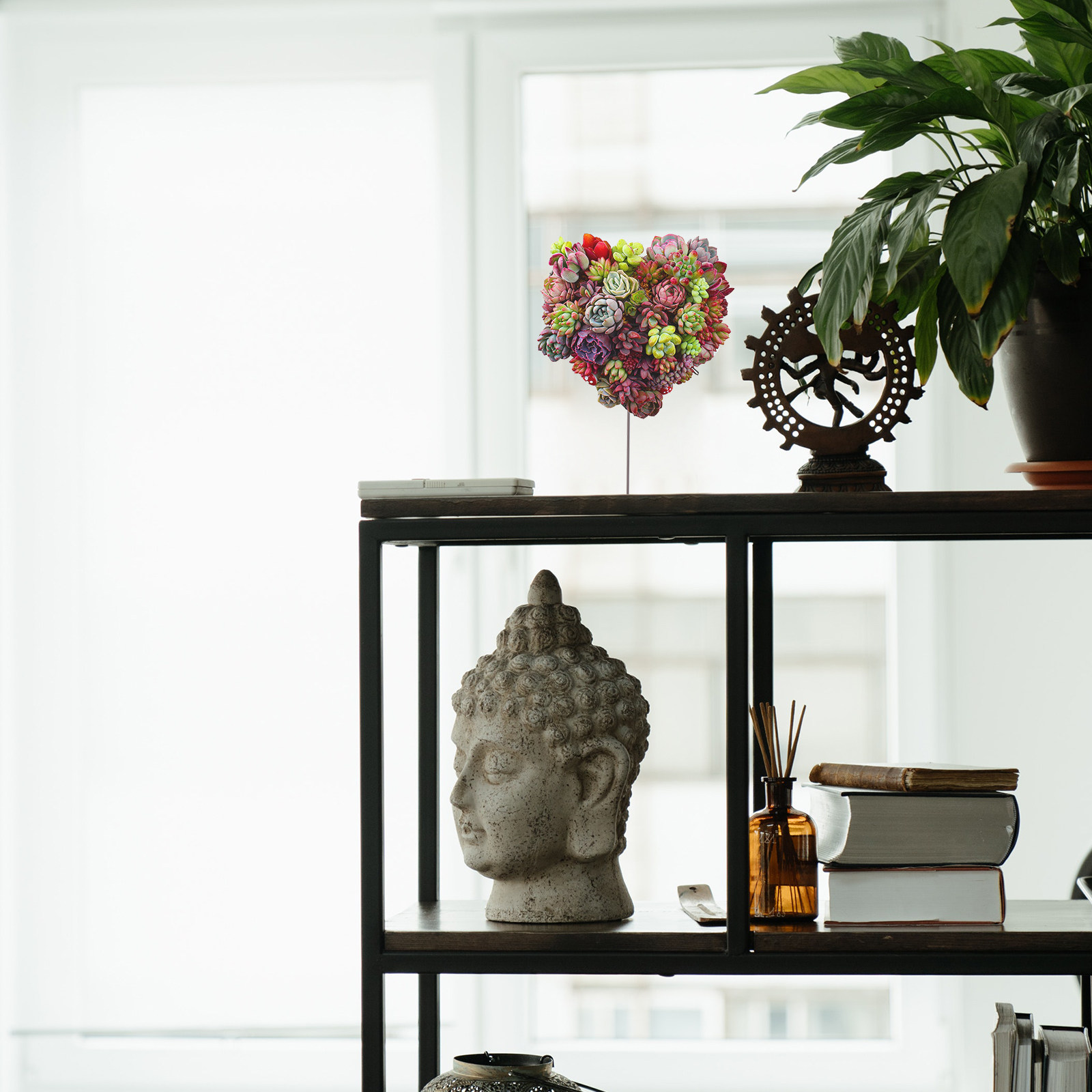 Bonsai Garden Wall - Suporte de Plantas de Ferro em